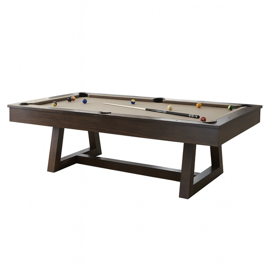 Pool Table Built for Tournament Play, 1-Inch Slate Bed, Solid Wood Frame, 88x44 Regulation Size