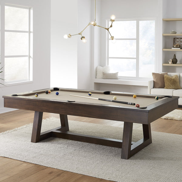 Pool Table Built for Tournament Play, 1-Inch Slate Bed, Solid Wood Frame, 88x44 Regulation Size