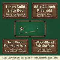 The Canton 8' Pool Table — Results & Stats